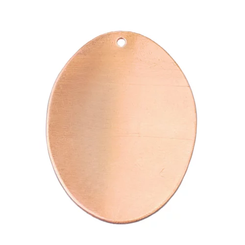 Copper-oval blanks 43 x 28 mm