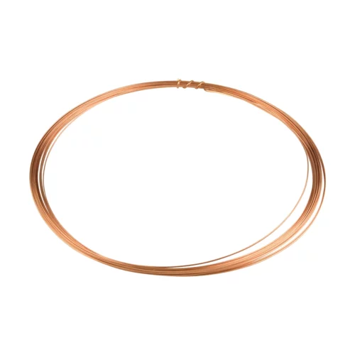 Copper wire - semi-round shape