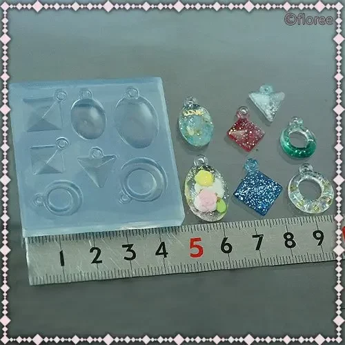 Silicone mold - charms - model C