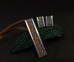 set of earrings and pendant mold standard rings b