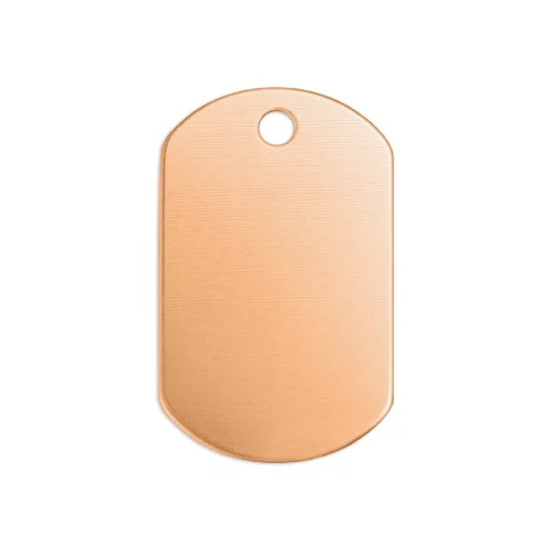 Copper blank set - Dog tag