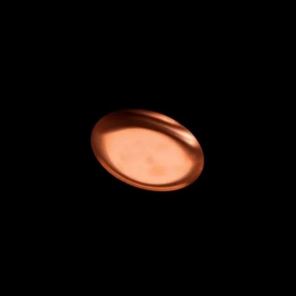 Blanc cupru - curbat - rotund - 65 mm