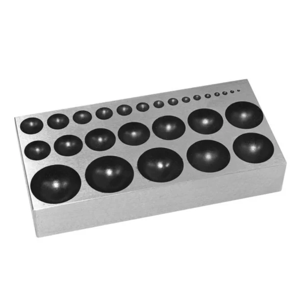 Bloc pentru formare curburi - 27 orificii - 128 x 63 x 24 mm