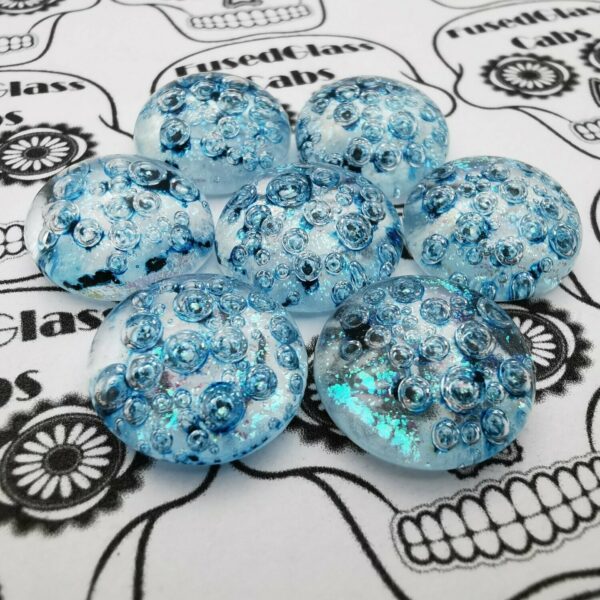 Cabochon de sticla  – Crystal Bubbles - imagine 2