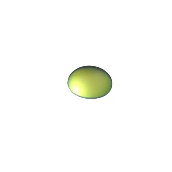 Cabochon sticla - oval - Light green - 10 x 14 mm