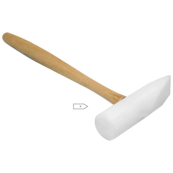 Ciocan cu cap nylon - forma plana + pana