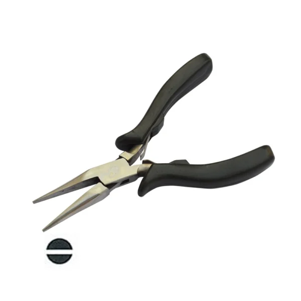 Cleste cu falci plane si ascutite - maner ergonomic - 140 mm