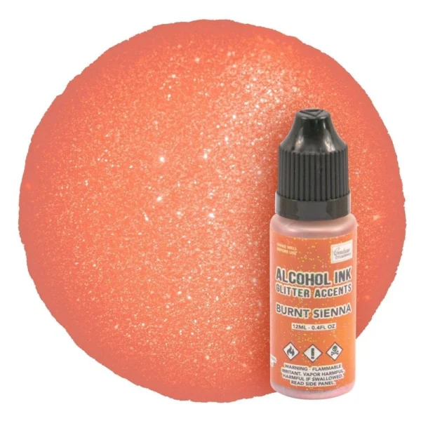 Couture Creations - Ink Glitter Accents Burnt Sienna 12 ml