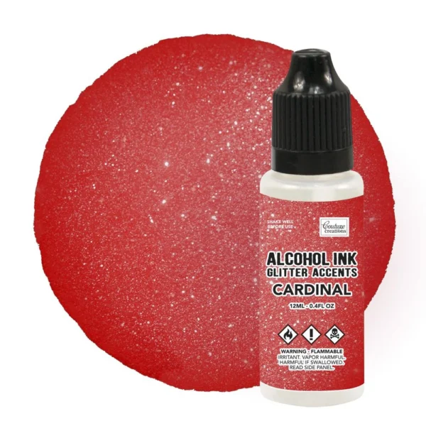 Couture Creations - Ink Glitter Accents Cardinal 12 ml