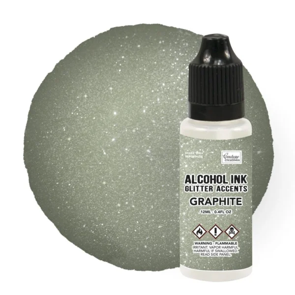 Couture Creations - Ink Glitter Accents Graphite 12 ml