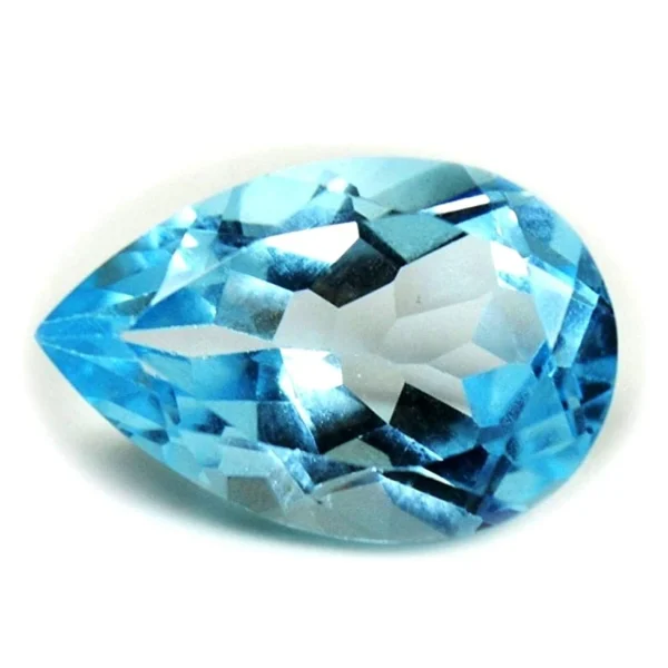 Cubic Zirconia Swarovski – Para- albastru fantasy - 6 x 4 mm