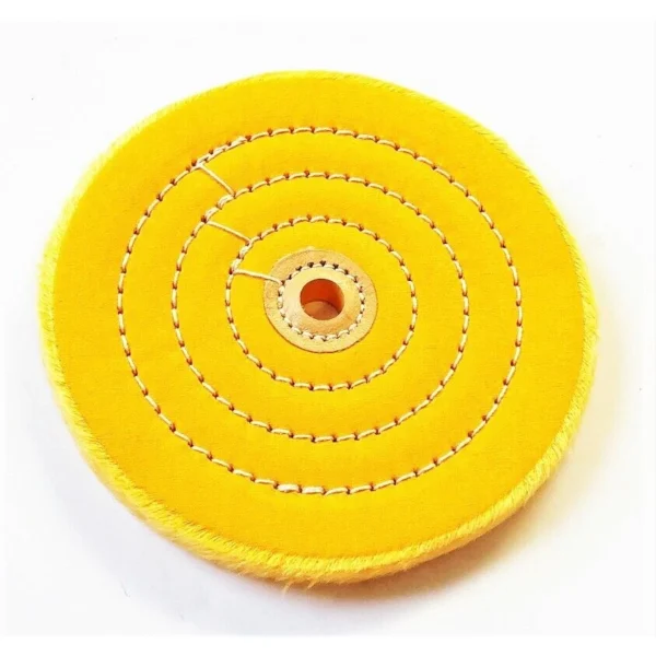 Disc multistrat pentru finisare - galben - 100 mm x 40 foi - imagine 2