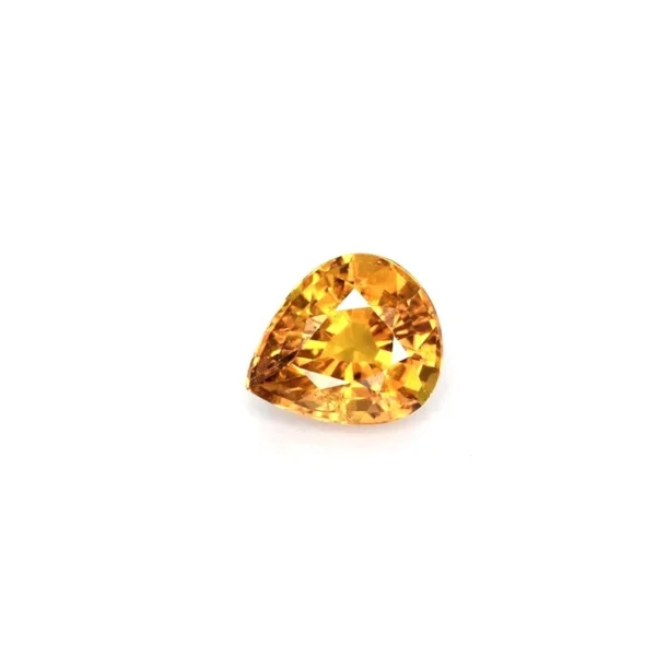 Gema sintetica – Preciosa – forma para – portocaliu 4 x 6 mm