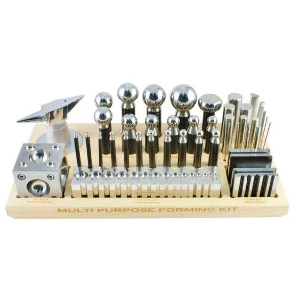 Kit Anca si poansoane - formarare metal - 43 piese