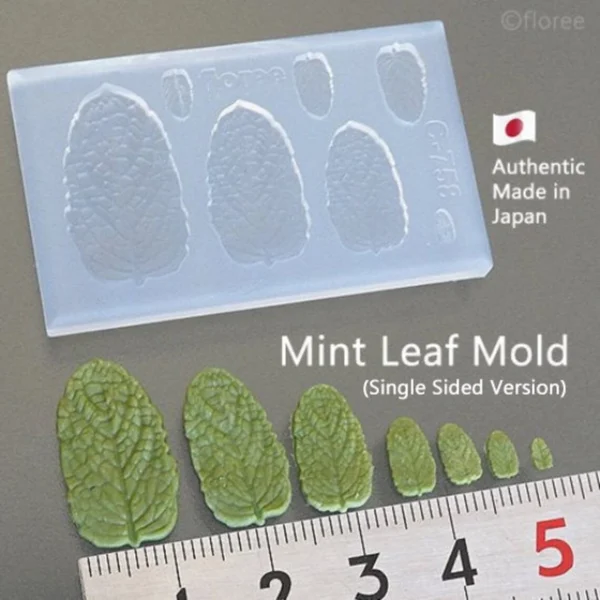 Matrita de silicon - Frunze de menta - 7 marimi