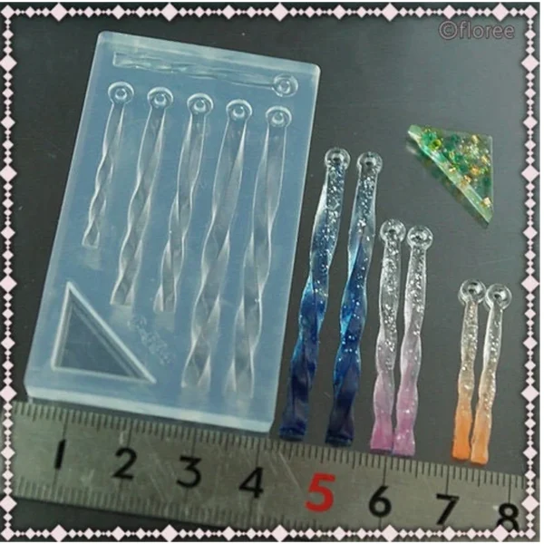 Matrita silicon  - Line spiral - 3 dimensiuni - 6 spirale