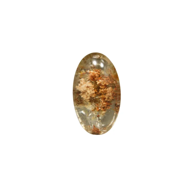 Piatra naturala - cabochon oval - Red Garden Quartz - 10 x 14 mm