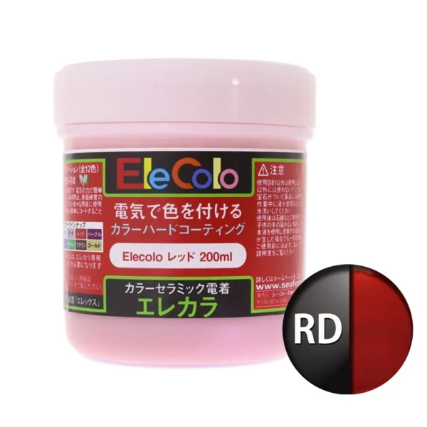Rasina nano ceramica - EleColo - culoare rosu - 200 ml