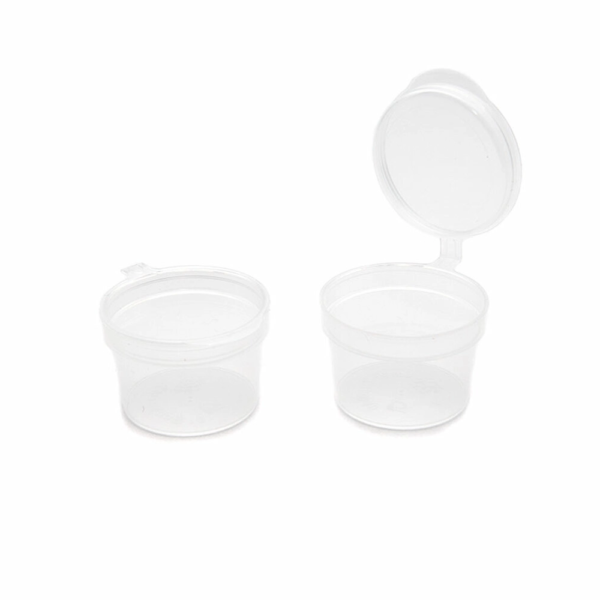 Recipient cu capac din plastic