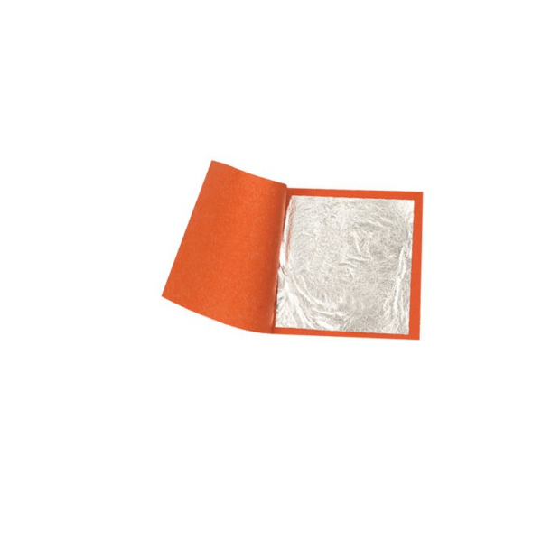 Set of 25 silver sheets - 10 x 10 cm
