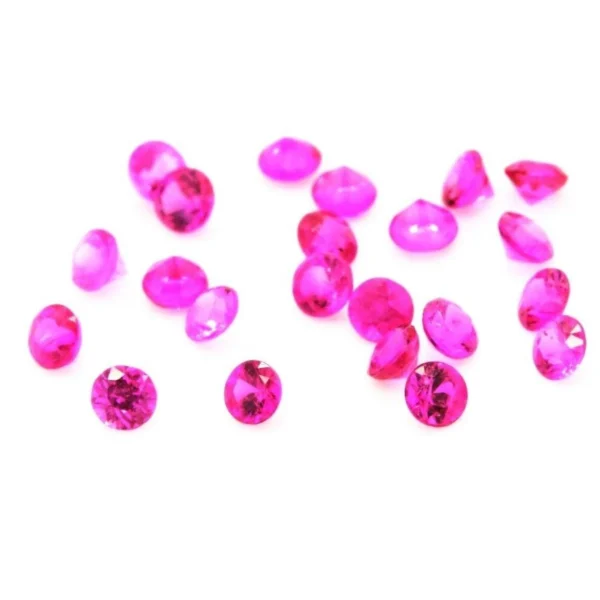Set Cubic Zirconia - Rubin Roz - rotund - 4 mm
