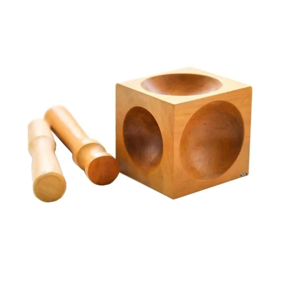 Set bloc de lemn cu doua poansoane