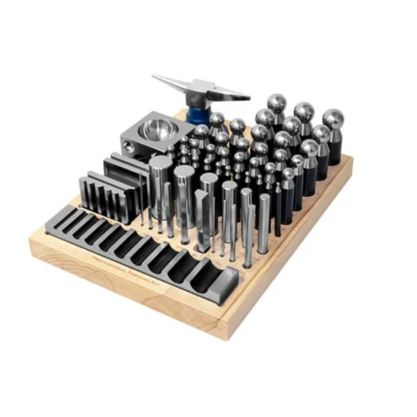 Set formare metal - anca si poansoane metalice - 56 piese