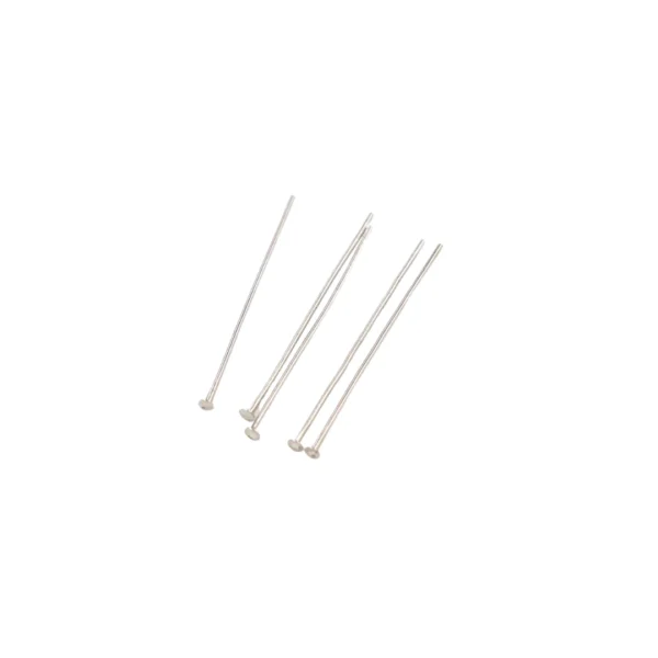 Set sarme Ag 925 - cap plat - Ag925 - 0.5 x 25 mm