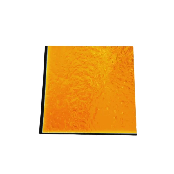 Sticla dicroica baza neagra - Gold - 47.5x47.5 mm