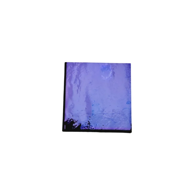 Sticla dicroica baza neagra - Purple - 47.5 x 47.5 mm