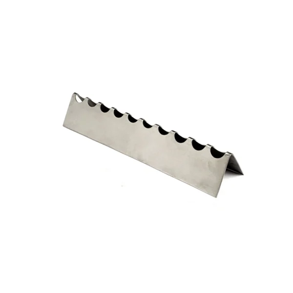 Suport din inox pentru baghetele de sticla - 190 mm