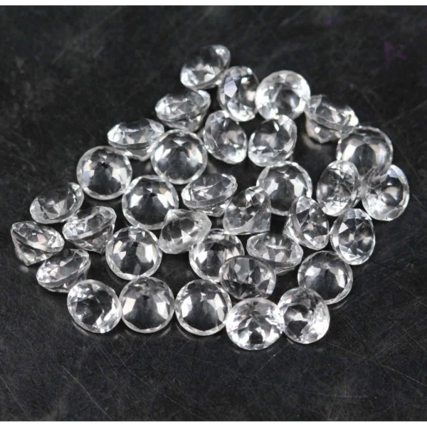 Topaz Swarovski rotund - Transparent - 6 mm