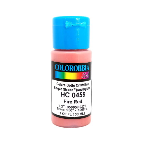 Underglaze fire red 0459 - Colorrobia 30 ml