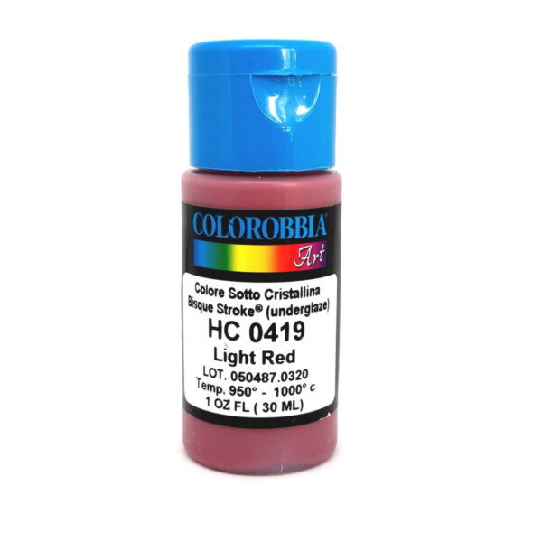 Underglaze light red 0419 - Colorrobia 30 ml