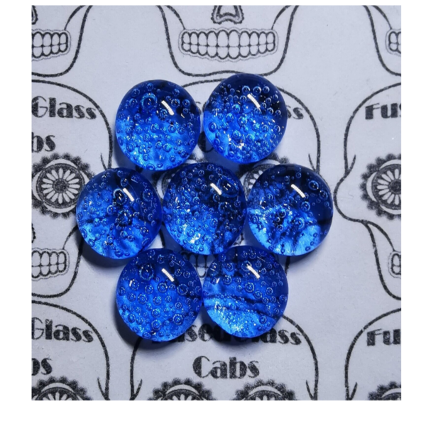 Cabochon de sticla - Blue Bubbles