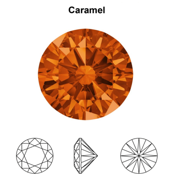 Cubic Zirconia Swarovski - caramel - 2.5 mm