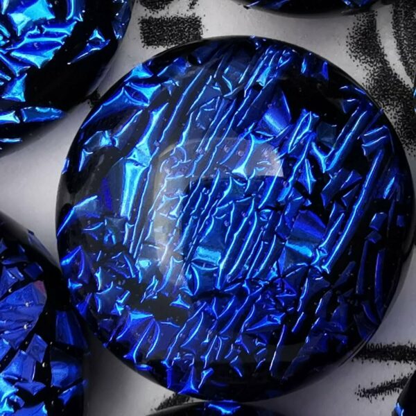 Cabochon de sticla  – Fractured Cobalt
