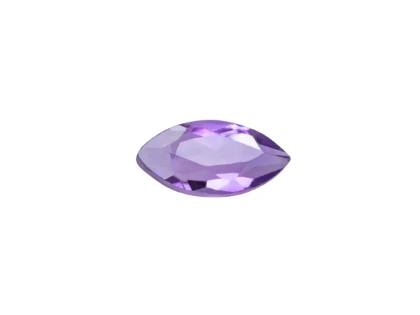 Gema sintetica – Preciosa – marquise – ametist 3 x 6 mm - imagine 2