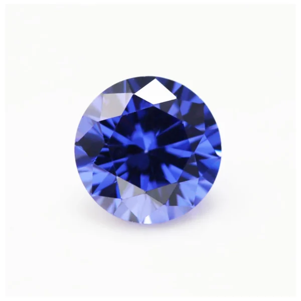 Set safir - rotund - 4 mm