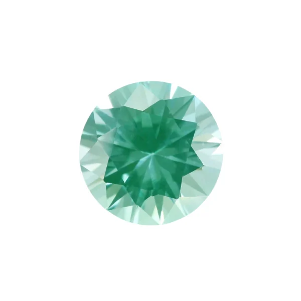 Set Spinel verde - rotund - 4 mm