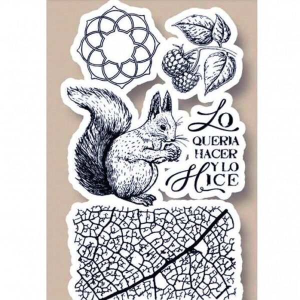 Set Stampile Squirrel - Stamperia