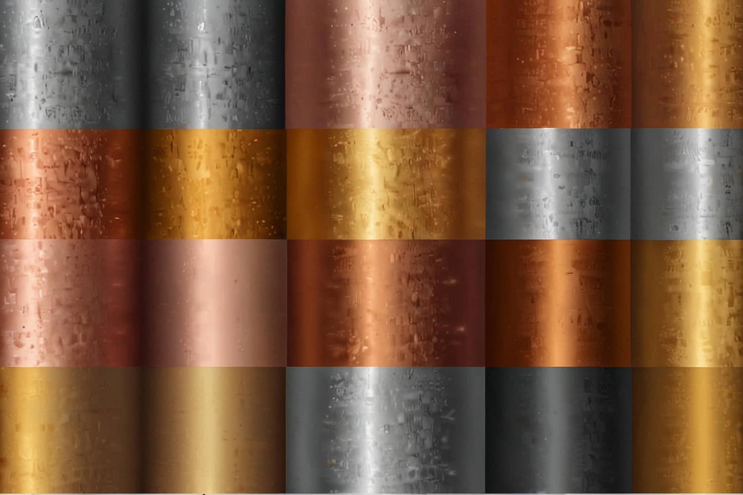 Cum lucrezi Mokume-Gane - metal sheets