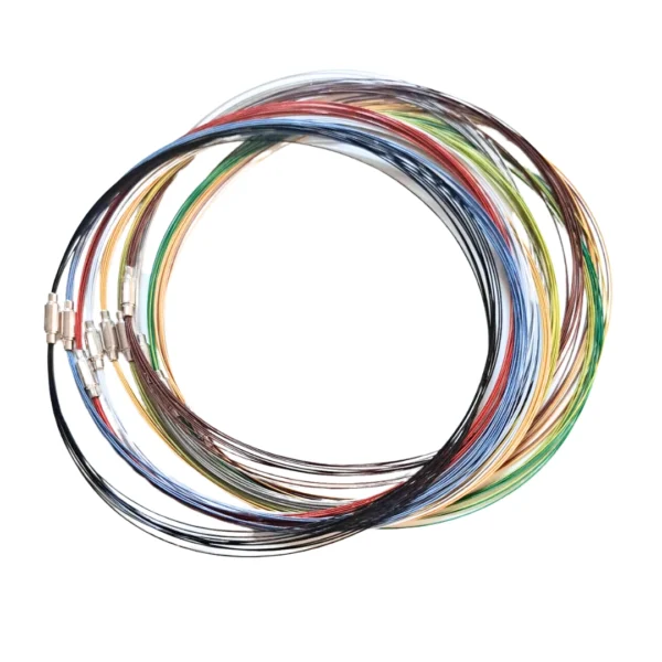 Colier sarma siliconata pe 10 randuri - inchidere magnetica