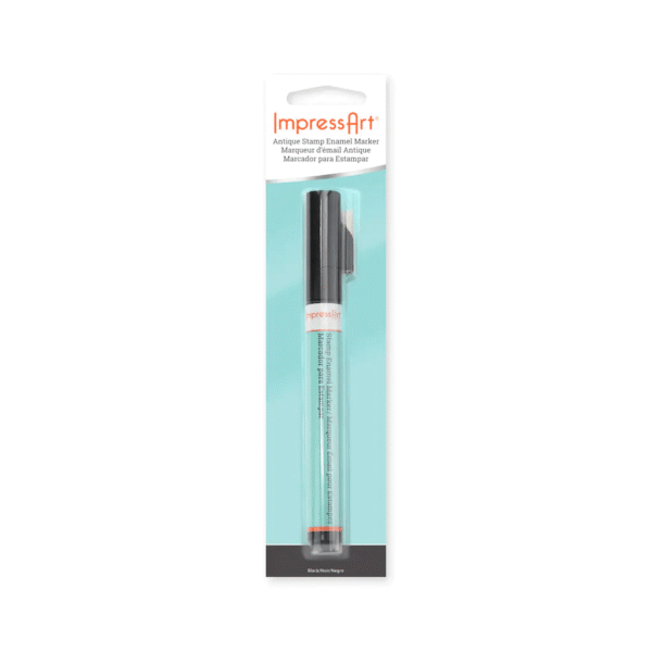 Marker cu vopsea pentru metal - ImpressArt - negru - imagine 2
