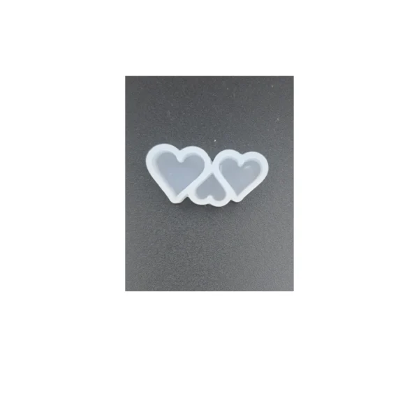 Matrita silicon 3 marimi - Hearts - imagine 2