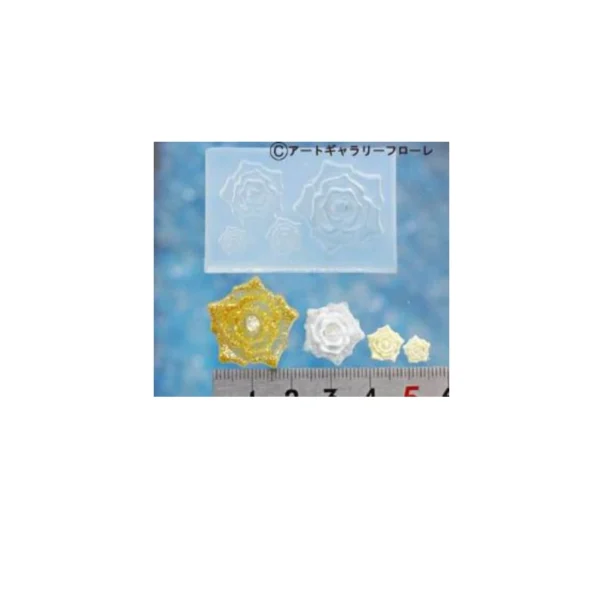 Matrita silicon - Trandafir - 4 marimi - imagine 2