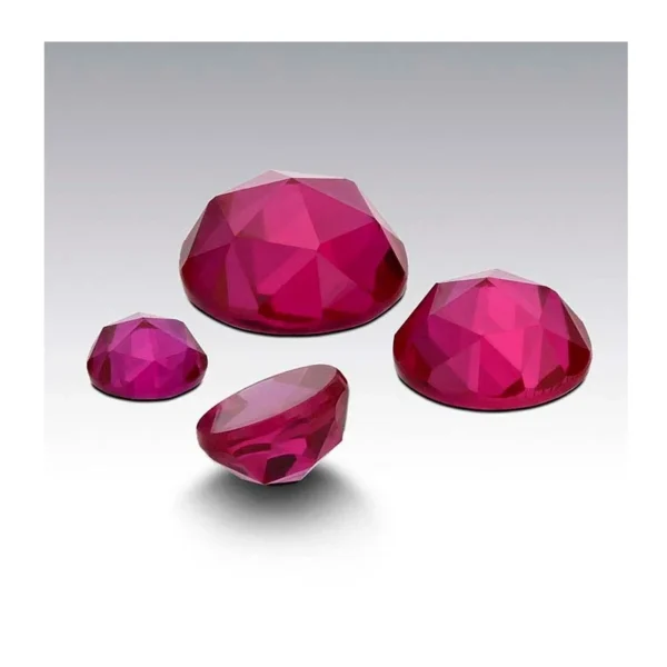 Piatra naturala - forma cabochon - Pink Sapphire - 5 mm - imagine 5