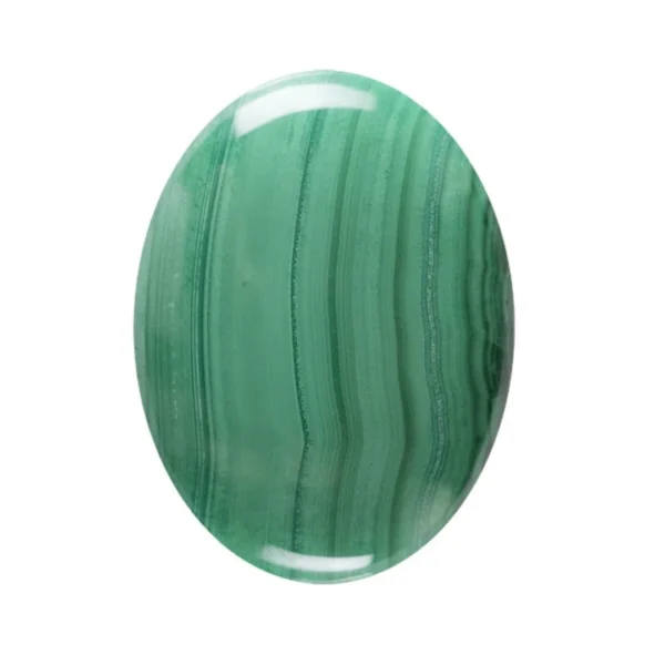 Piatra naturala forma cabochon oval  - Malachit