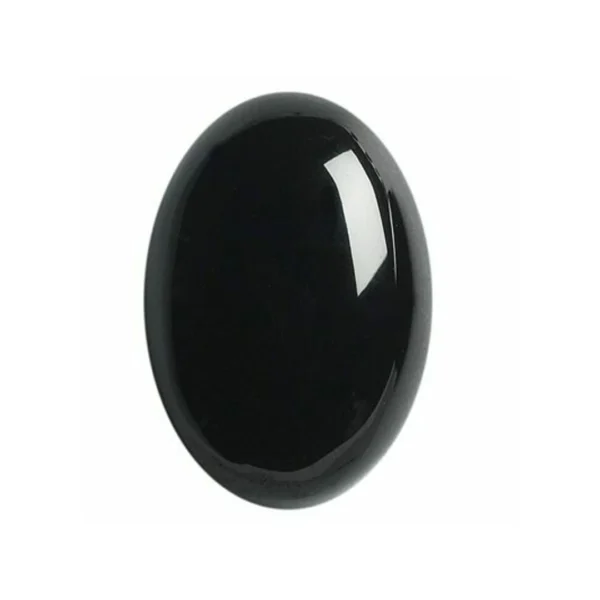 Piatra naturala forma cabochon oval - Onyx - 10 x 14 mm - imagine 2