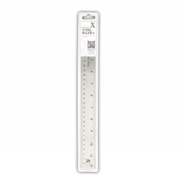 Rigla otel cu spate buretat - Xcut -  300 mm - imagine 2